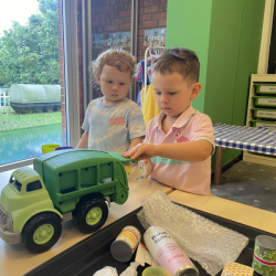 Recycling centre small-world play!