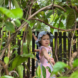 Rosie's taking exploring nature to the next level!