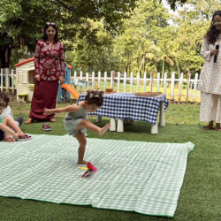 Enjoying cultural game!