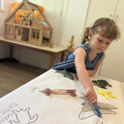 Immy the Ocean Detective — matching fins and flippers!