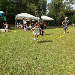 Leaping into action! Laleh cleared that hurdle like a champ! 😍