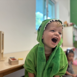 Max the Mighty Dino! Roaring through dress-ups!