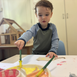 Shhh… Liam’s busy crafting a special surprise full of love!