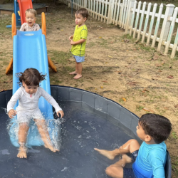 Wheee! Nothing beats the thrill of a good slide—just ask Laleh!