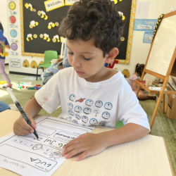 Luca is doing a great job with his tracing