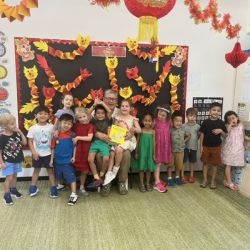 The busy bees had a great time with Enzo’s Grandpa