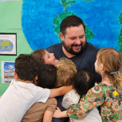 A perfect surprise  visit by Paige’s dad.