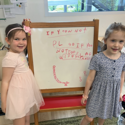 Esme and Vivi amazing attempt on independent writing.