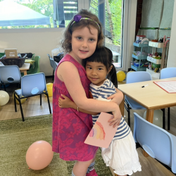 Paige and Toria friendship warm Hug. 