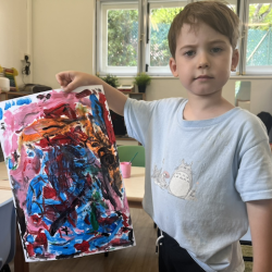 Wilbur's painting