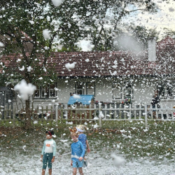 It's a snowy day here in Singapore.