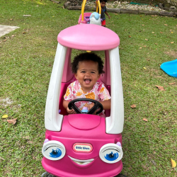 Beep beep! Amara coming through!