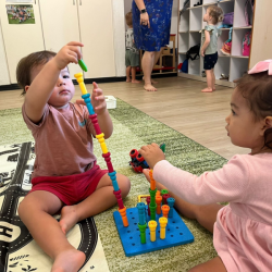 Look at the tower Otto and Alba made!