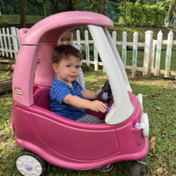 Beep beep! Luca coming through!