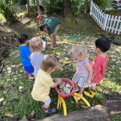 Charlotte and her friends helping Mohan to pick up the stones!.png