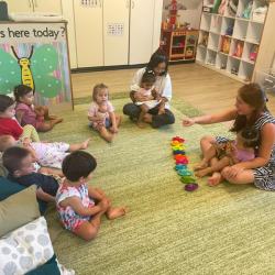 Counting boats and learning our colours!