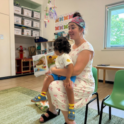 Cora was our mystery reader!