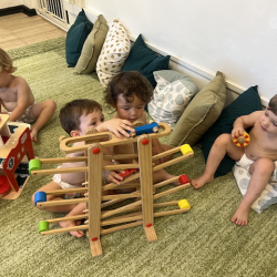 Luca Otto and Alex enjoying the car ramp