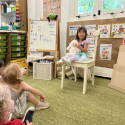 Alli's show & tell.