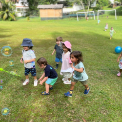 Its Bubble time in the playgroud!