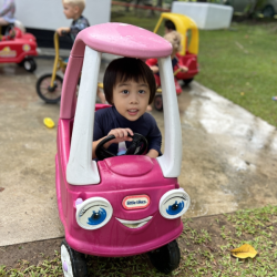 Kane is off in his car!