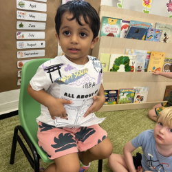 Kathavya's show and tell.
