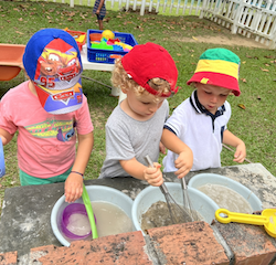Mud kitchen fun