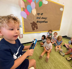 Osian's show & tell