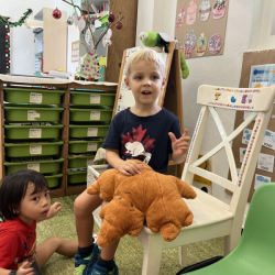 Rowan's show & tell.