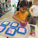 Savhara is decorating christmas cards