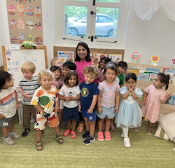 Wonderful story time with Jolly (mystery reader)!