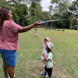 Bubble fun with Ms Jenny!
