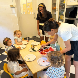 We enjoyed cooking time, with Artie's mum & aunty