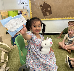 Allie's show & tell.