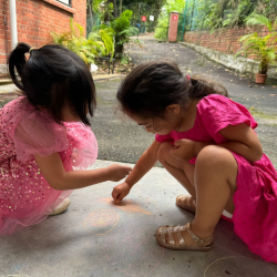 Getting creative with chalk