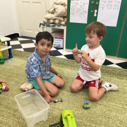 Kathavya & Ben playing nicely