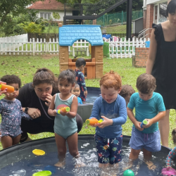 Splash time fun.