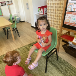 Tahlia’s show and tell.