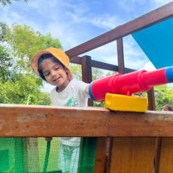 What can you see from the pirate ship?