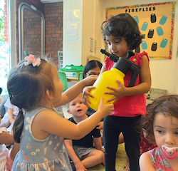 Nila’s show and tell.