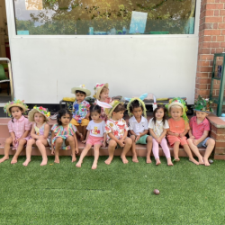 Our lovely Easter Bonnets. 