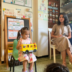 Tahlia’s show and tell.