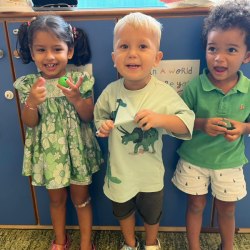 We are wearing green!