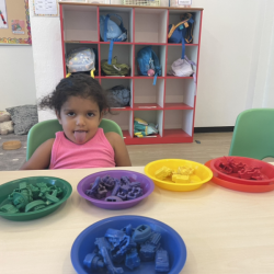 Well done, Una! You sorted all of the colours! 