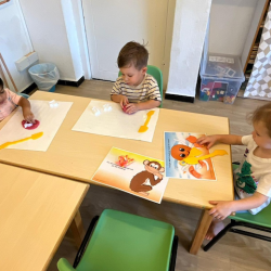 Fun with play dough.