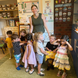 Indie’s mum was our Mystery Reader. Thank you!