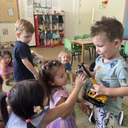 Jasper’s show and tell.