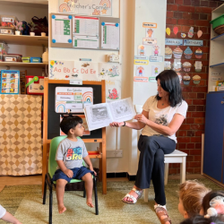 Kai's show & tell.