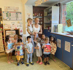 Lilly Spike’s mum  was our mystery reader.