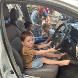 Beep beep, Officer Zach is here!